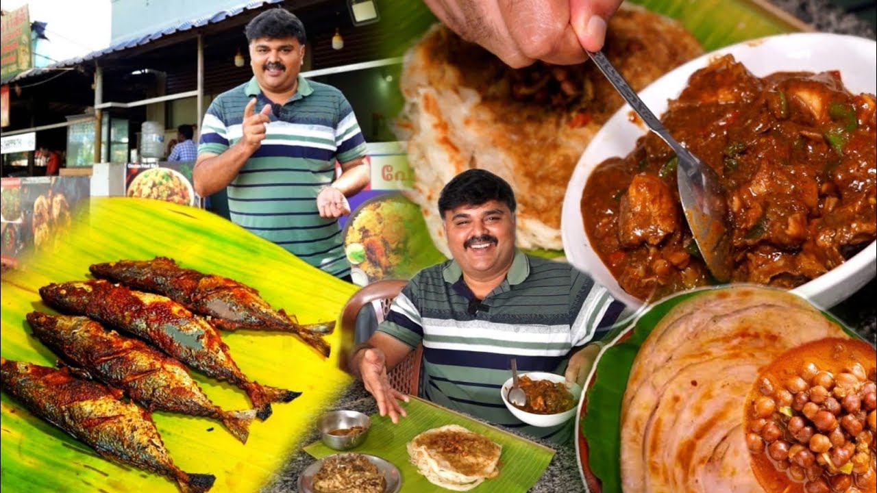 இதுக்காகவே 20 km போனோம் - Anaikatti road parotta & கடலைக்கறி குழம்பு