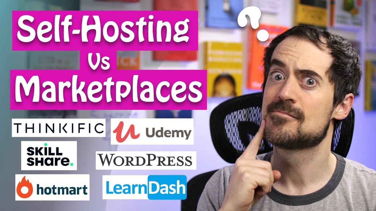 Where should you host your courses online? Self Hosting vs Marketplaces