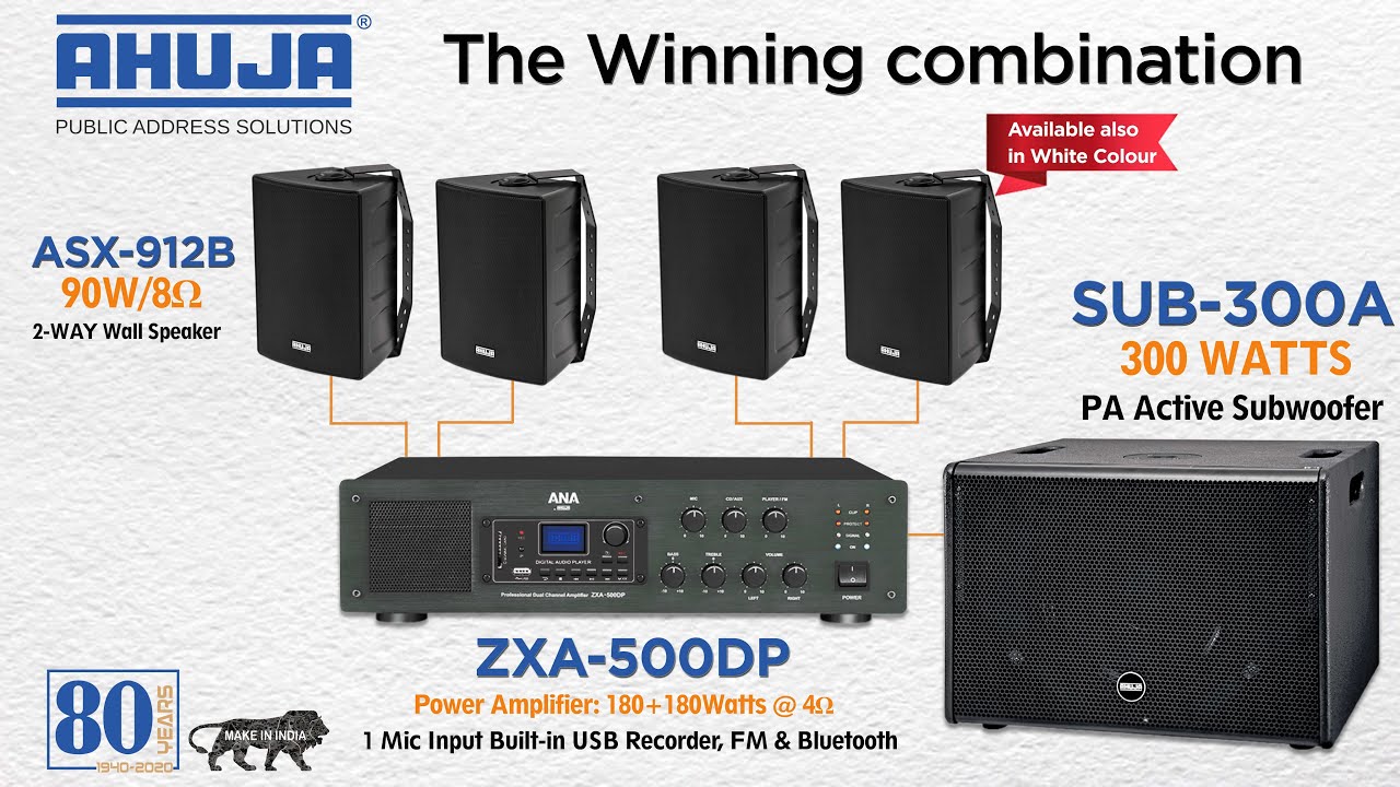 Ahuja Audio System for Music lovers