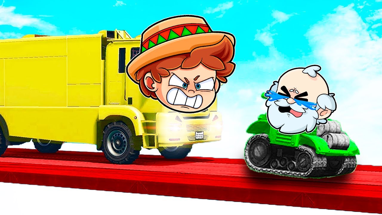 ¡APLASTANDO a mis AMIGOS con COCHES! 😂💥 SILVIOGAMER en GTA 5 ONLINE