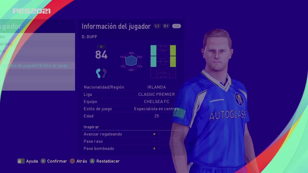 PES Damien Anthony Duff