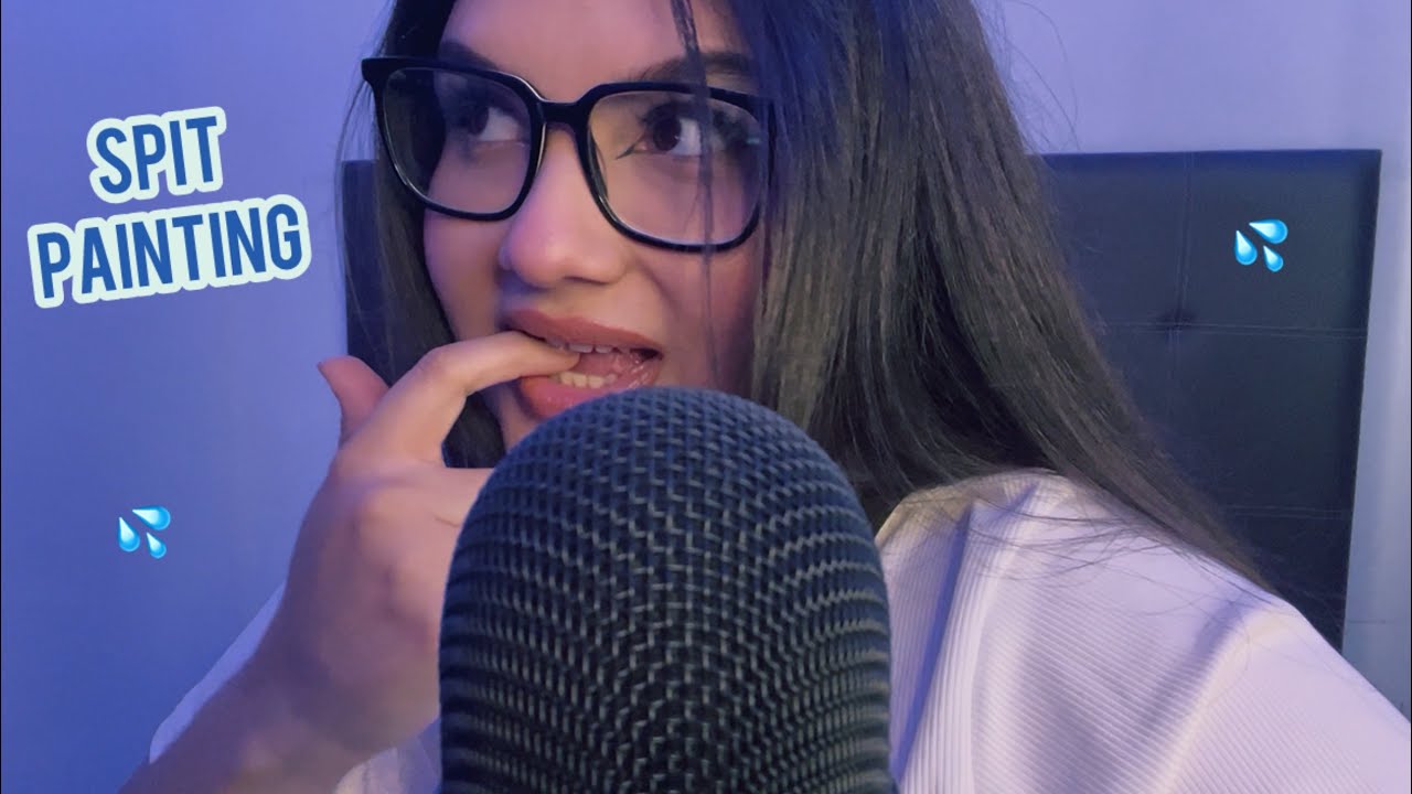 Spit Painting y Mouth Sounds | ASMR en Español 