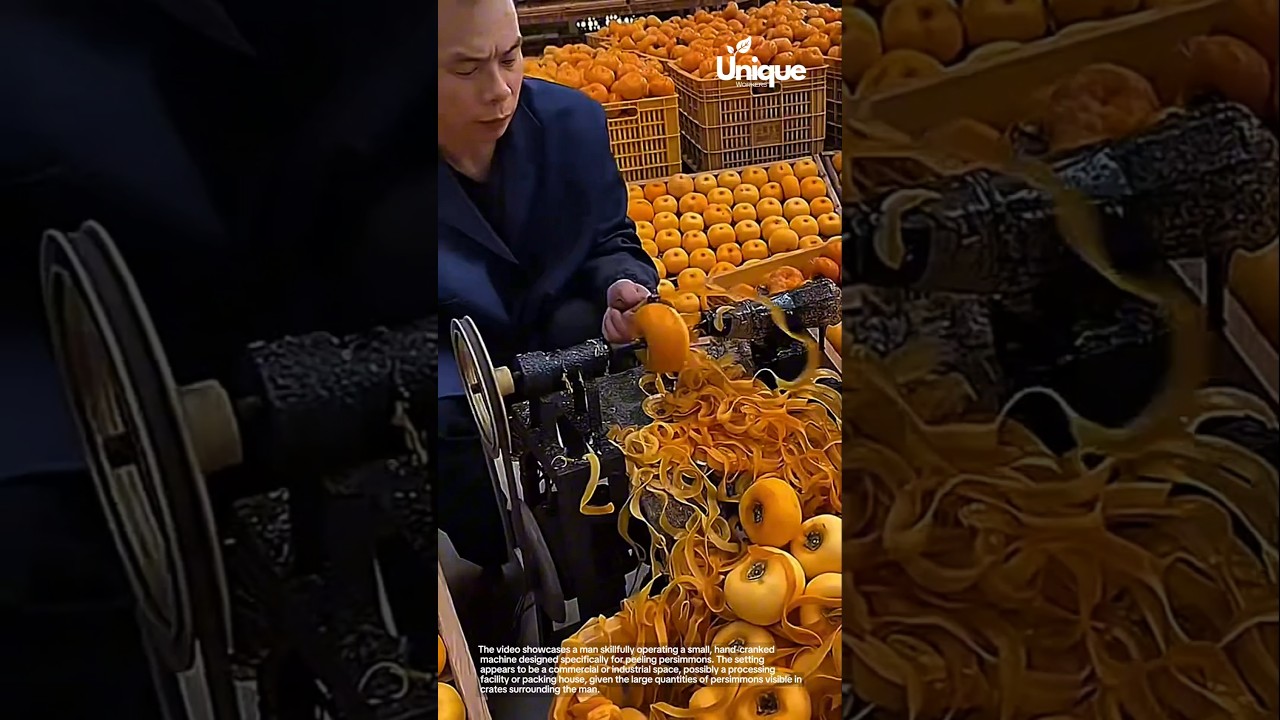 Persimmon peeling machine: fast and efficient fruit processing