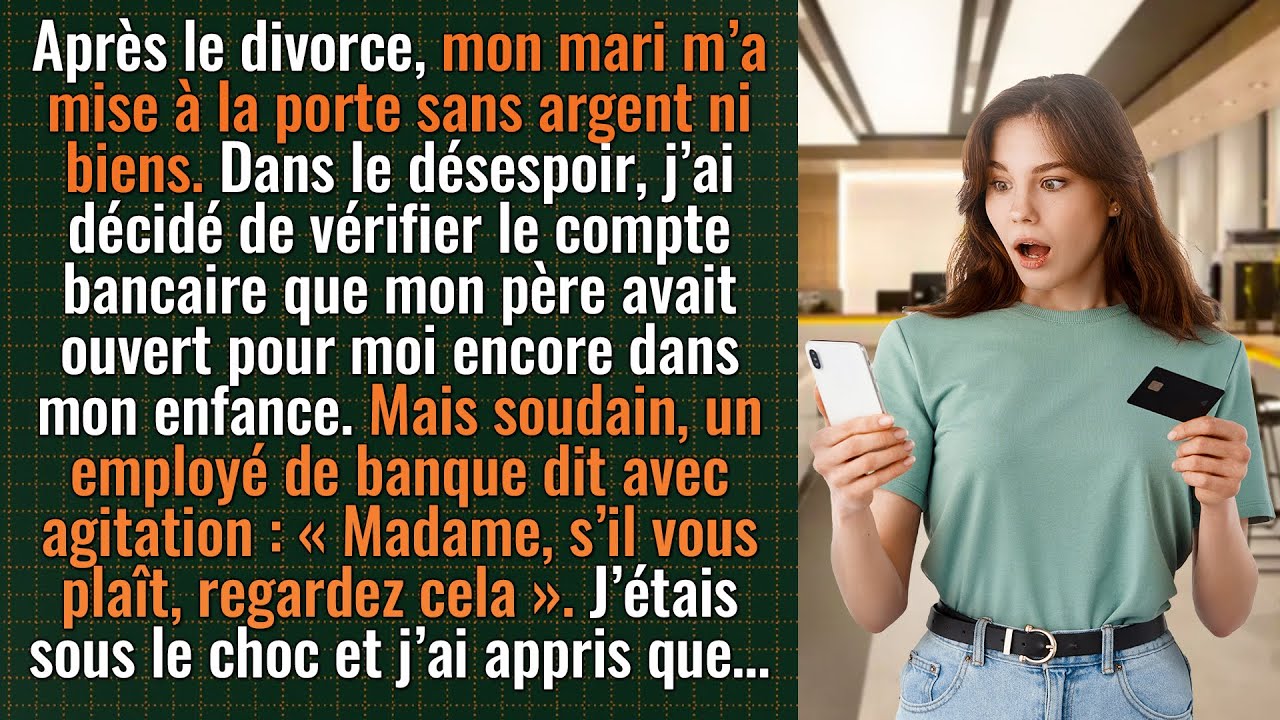 « S’il vous plaît, regardez cela », a dit l’employé de banque. Le père savait tout…
