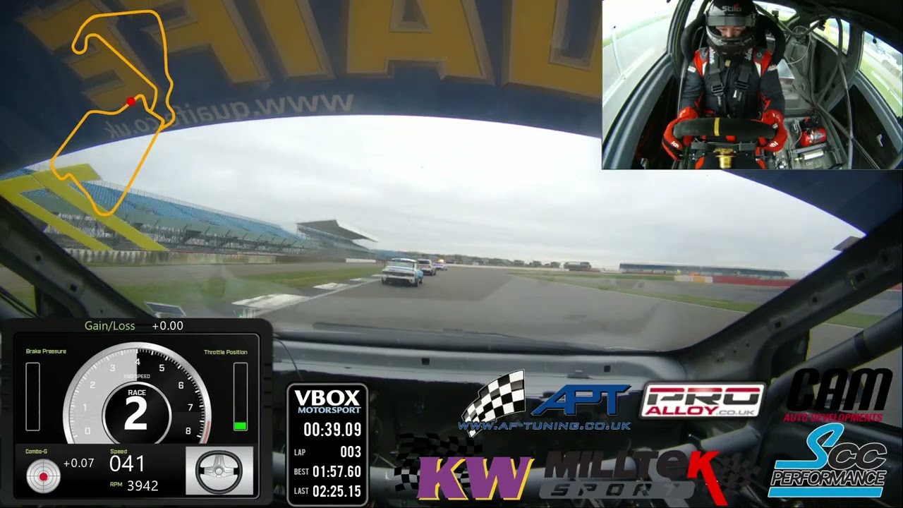 Silverstone International Modified Fords Race One 16/03/2024