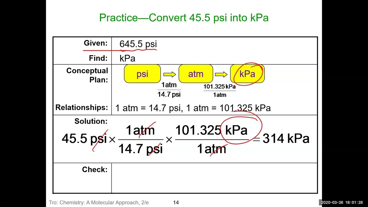 Gasses and Kinetic Molecular Theory