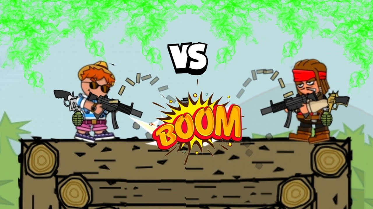 MP5 VS MP5 1V1 OP GAMEPLAY 😱 MINI MILITIA FUNNY GAMEPLAY