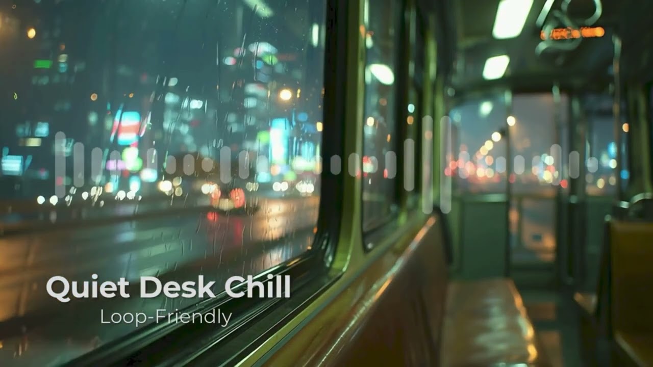 静かな夜の雨アンビエントチル☔｜Calm Ambient Chill Piano Music – 作業用BGM（30min）