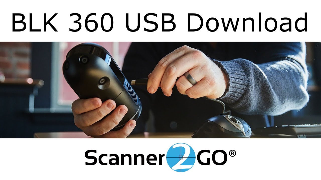 Daten Download Option Leica BLK360 G2 - Scanner2GO