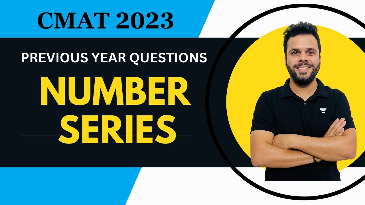 CMAT 2023 - Number Series Previous Year Questions | Udit Saini | Quant | #cmat