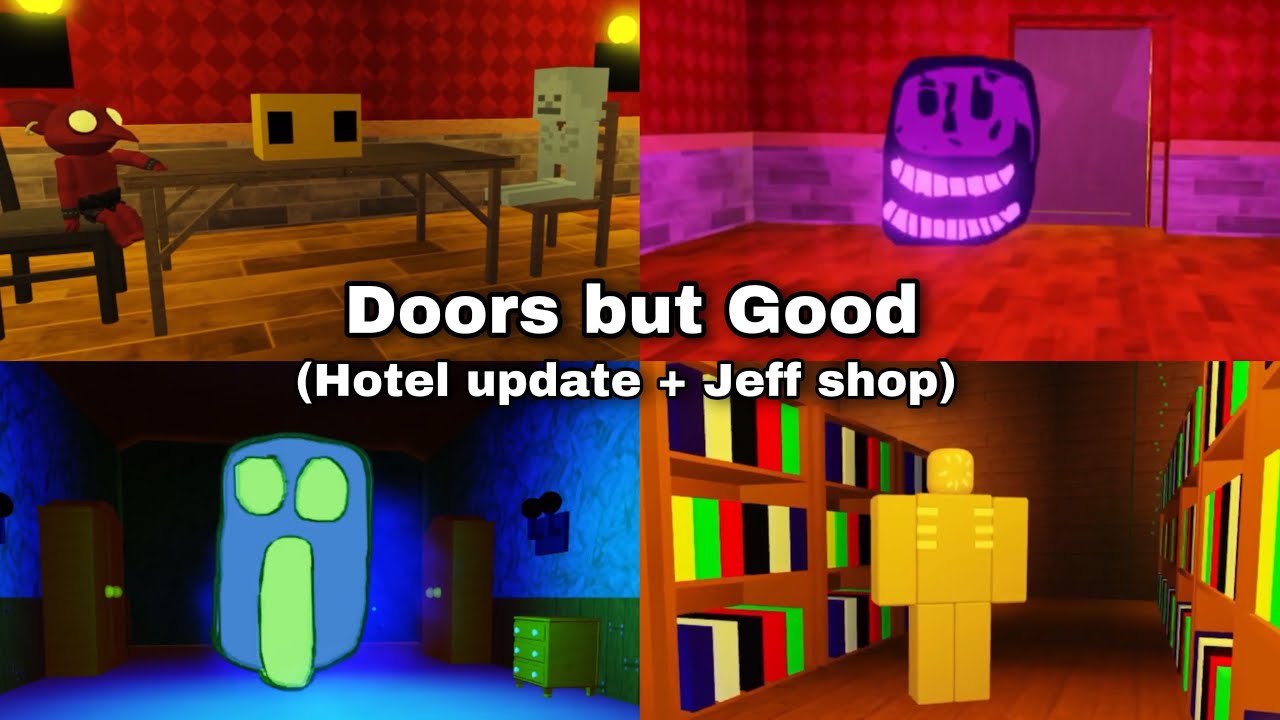 [Roblox] Doors but Good (Hotel update + Jeff shop) Gameplay