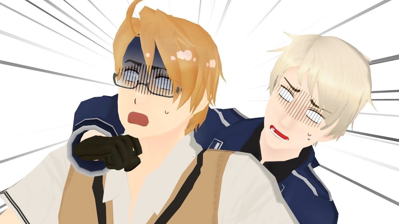 【APH MMD】Ограбление универсального магазина (MultiSub)