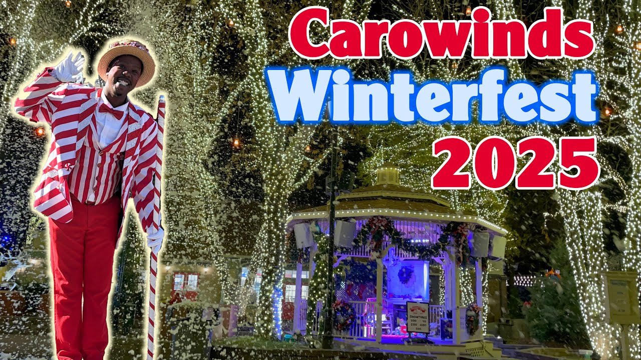 🎄✨ Carowinds WinterFest 2025 – Открытие! ✨🎄