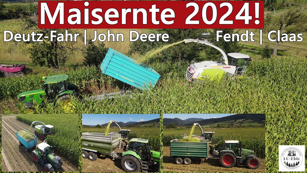 Maisernte 2024! 🌽 Deutz-Fahr | John Deere | Fendt | Claas | Schwarzwald