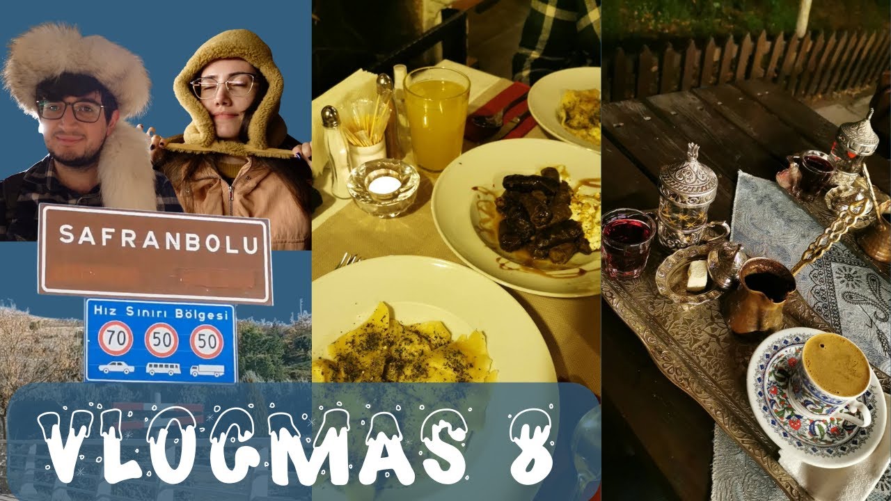 Safranbolu'ya Gittik, Safranbolu Lezzetleri Part-1 | #Vlogmas2022 || #VLOGMAS8