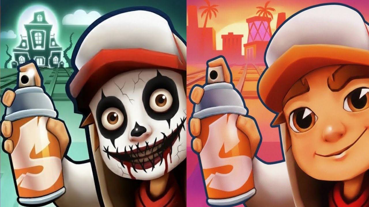 Subway Surfers : Haunted Hood 2024 🆚 Hollywood 2026 Map Comparison 
