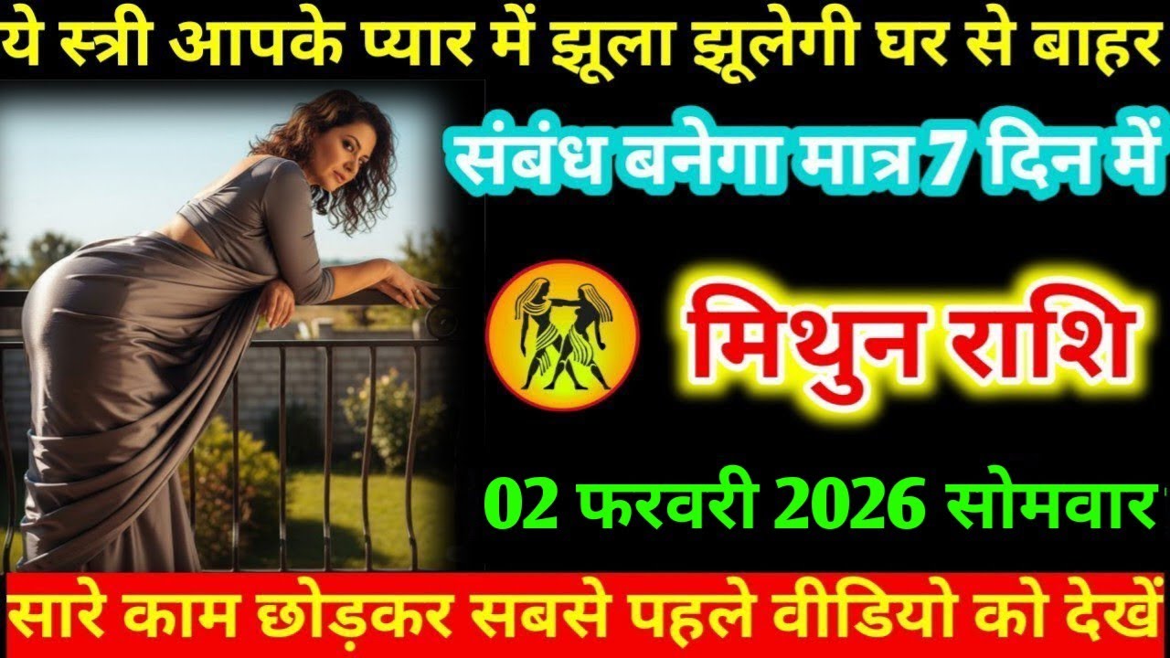 #मिथुन ये स्त्री आपके प्यार में झूला झूलेगी घर से बाहर संबंध बनेगा मात्र 7 दिन में मिथुन राशि