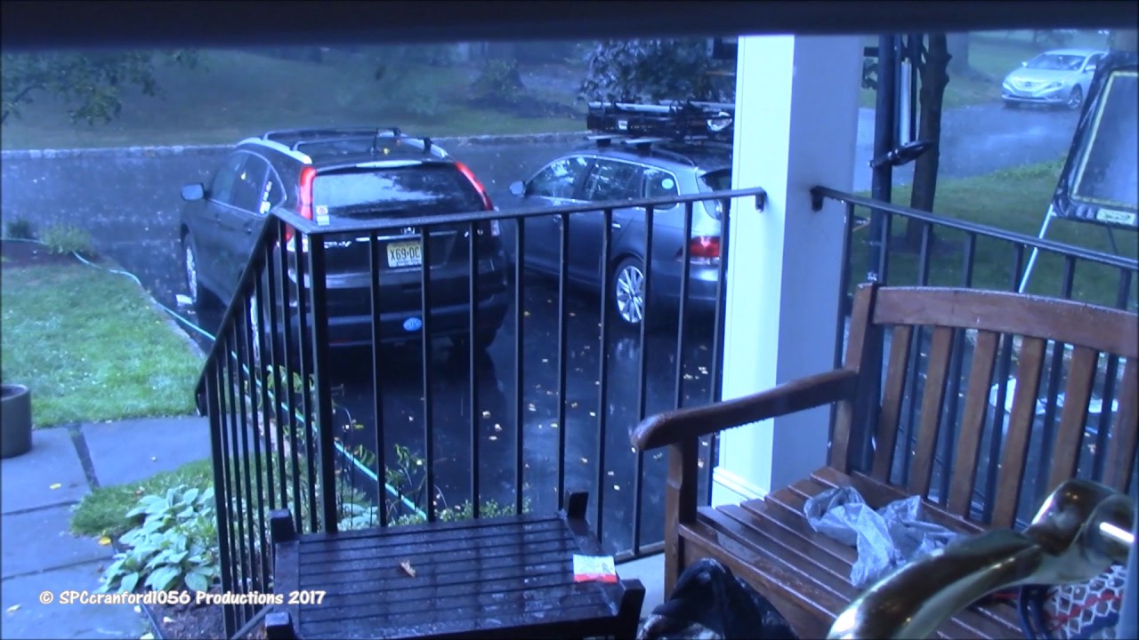 Heavy Rainfall during Thunderstorm - August 4, 2017