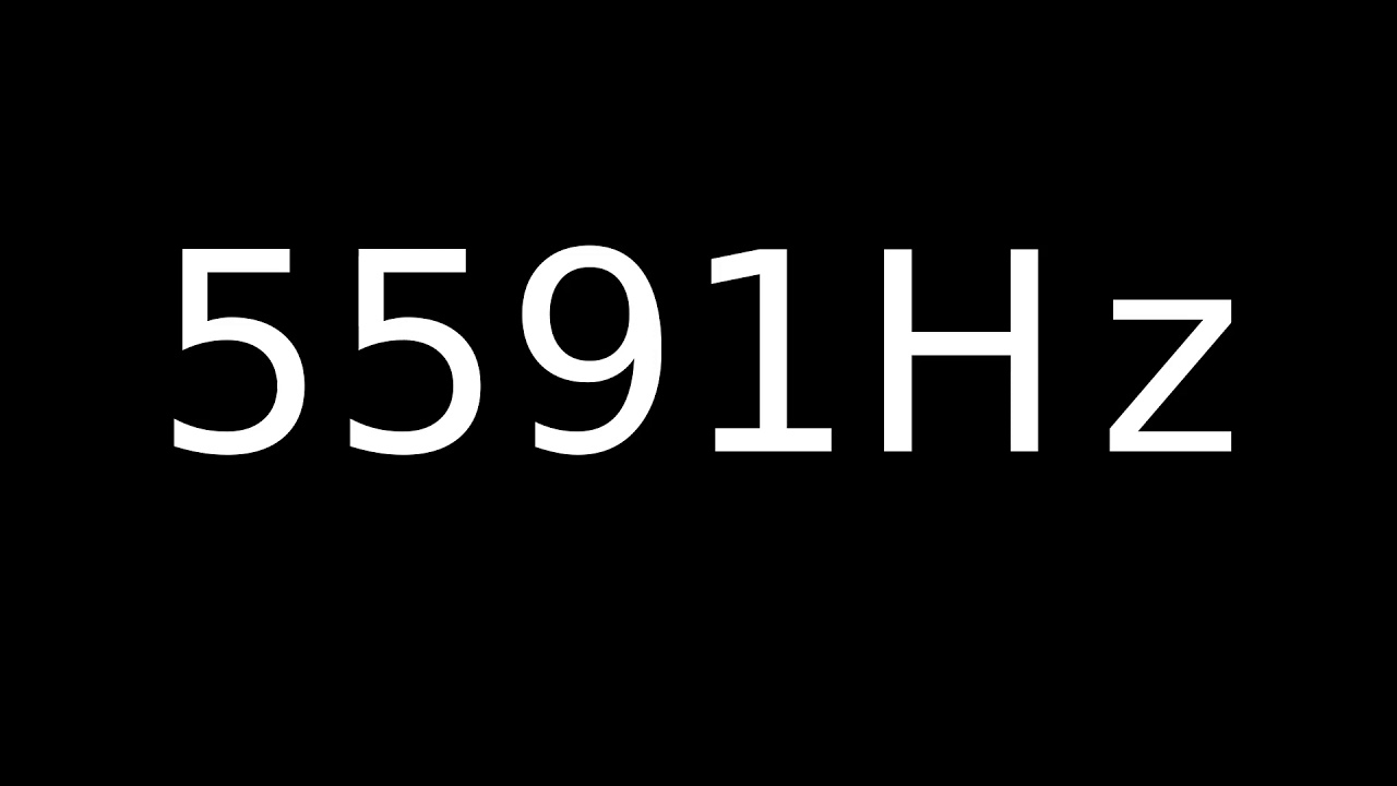 Speaker Sound Test 5591Hz