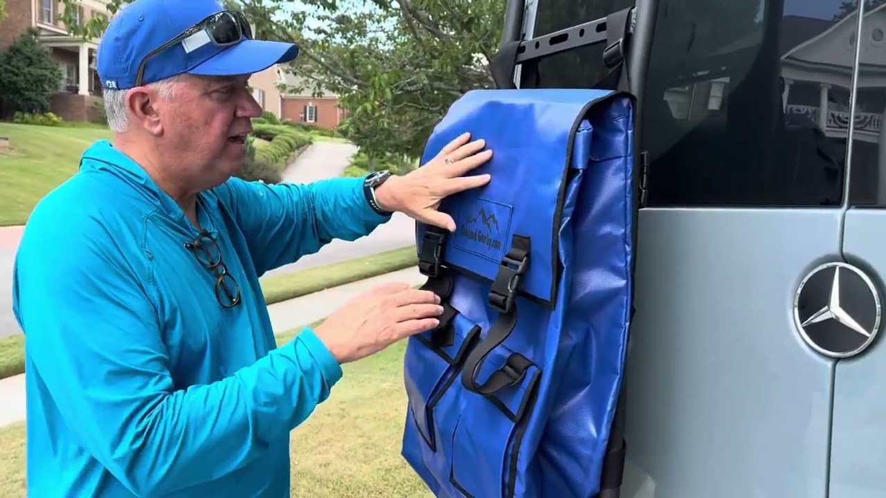 🧳 Install Overland Gear Guy Saddle Bag on Grech RV Ladder | Extra Storage the Easy Way!