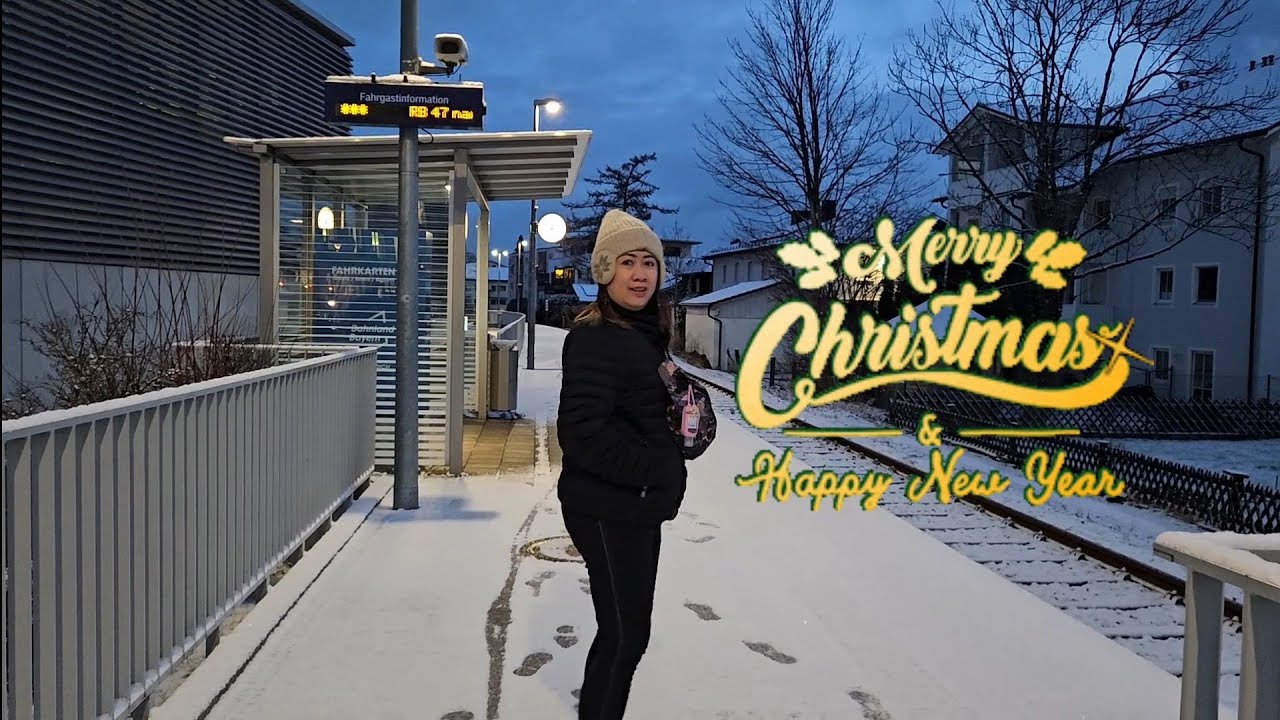 White Christmas From Traunstein to Munich Germany. München Christmas Market 2024. 