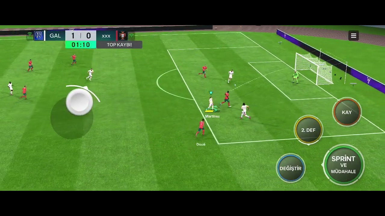 Gol attığım oyuncuların ayak numarası kadar ismini söyledim (çok güzel oldu) 