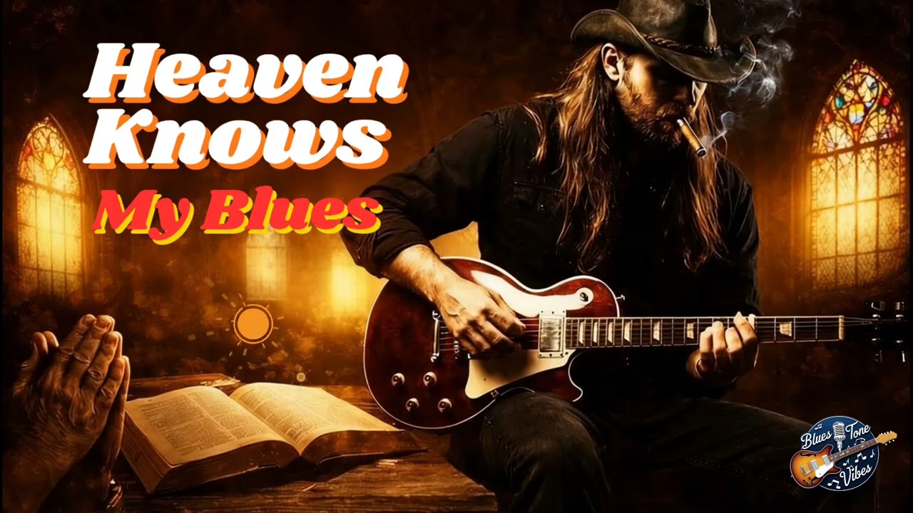 Heaven Knows My Blues - Deep Gospel Blues Guitar Instrumental #blues #guitar #music #gospel 