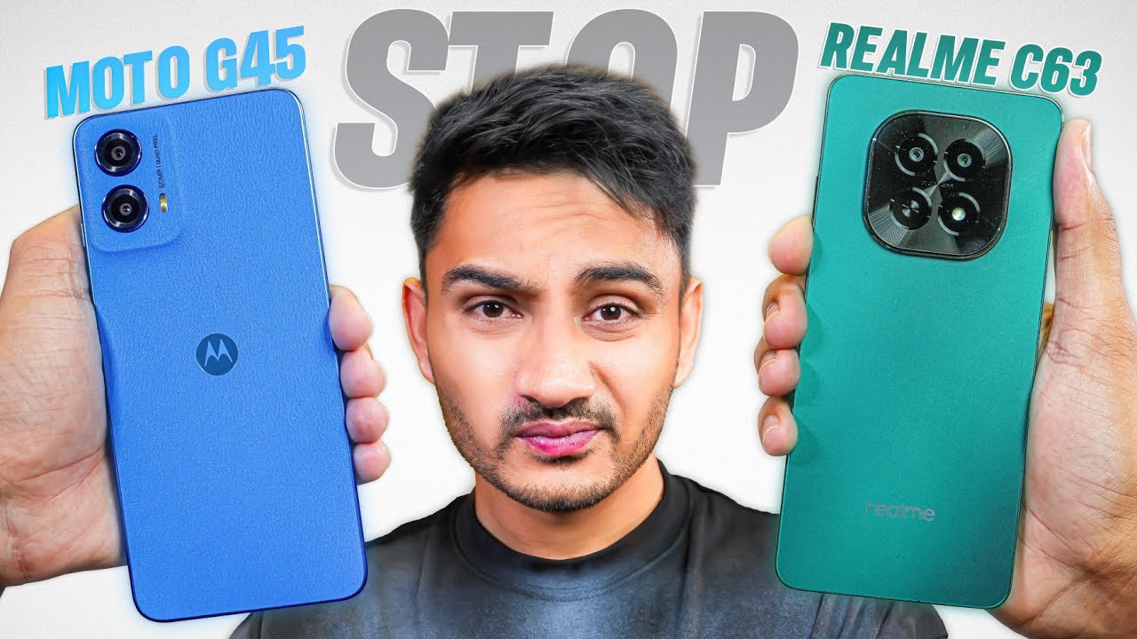 Motorola G45 5G vs Realme C63 5G - Who's the True Budget King? 👑