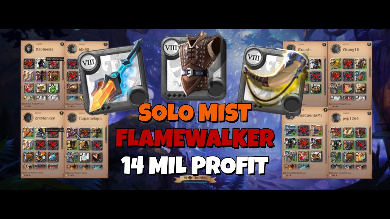 Profaned Flame 🔥 | Solo Mist | Albion Online | Tales from the Mists #24