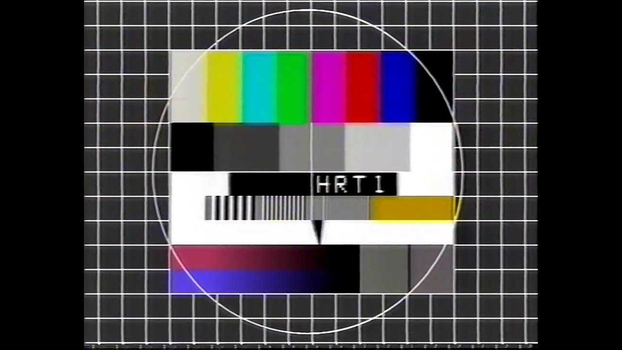 HRT 1 - Kraj Programa / Vijesti / Closedown (14.9.1999) [720p50]