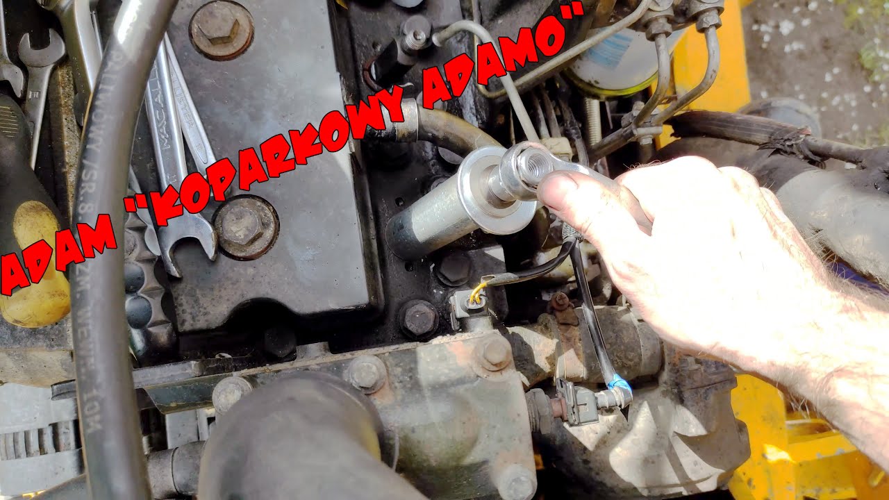 JCB 3CX Demontaż wtryskiwaczy i wymiana uszczelnień - removal of injectors and replacement seals
