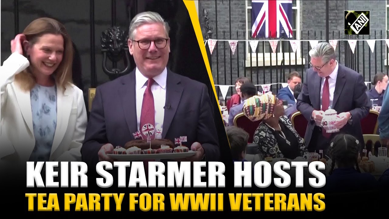 British PM Keir Starmer hosts party for VE Day celebration at 10 downing Street