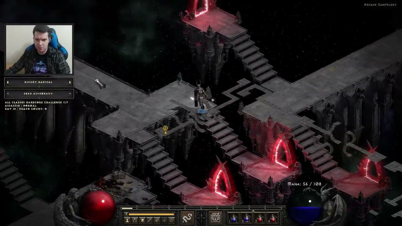 All classes Hardcore challenge - Day 18 - Assassin | Diablo 2: Resurrected | part 3