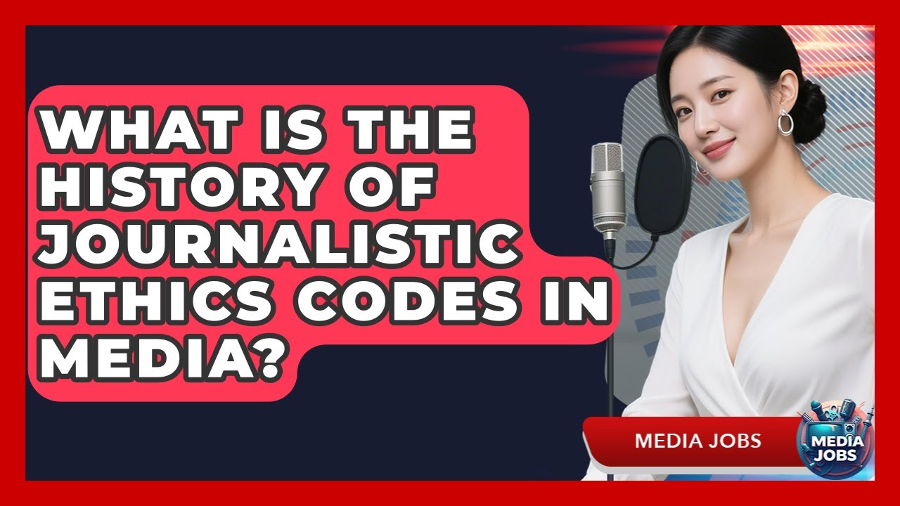 What Is The History Of Journalistic Ethics Codes In Media? - Media Jobs