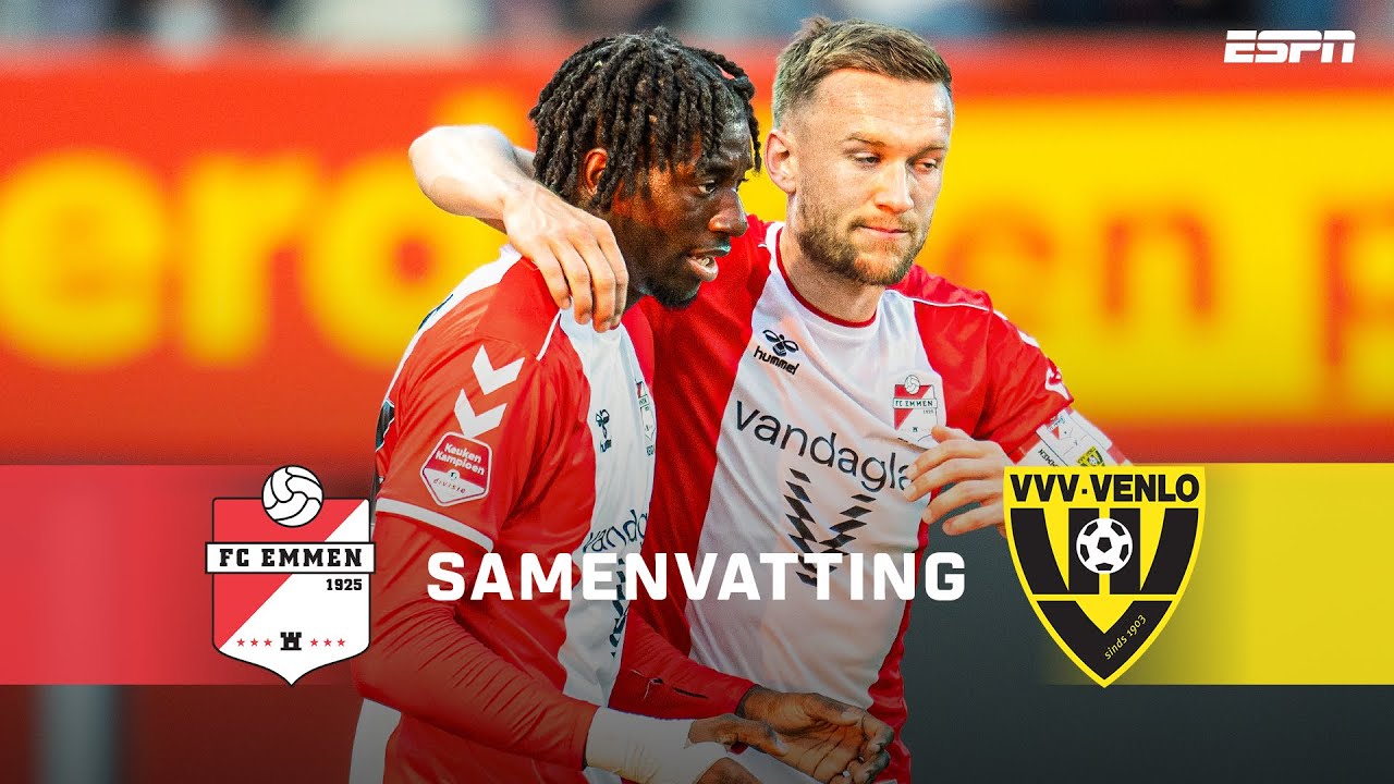 📊 NSONA schiet FC EMMEN op VOORSPRONG vanaf 1️⃣1️⃣ METER 🎯  | Samenvatting  FC Emmen - VVV-Venlo