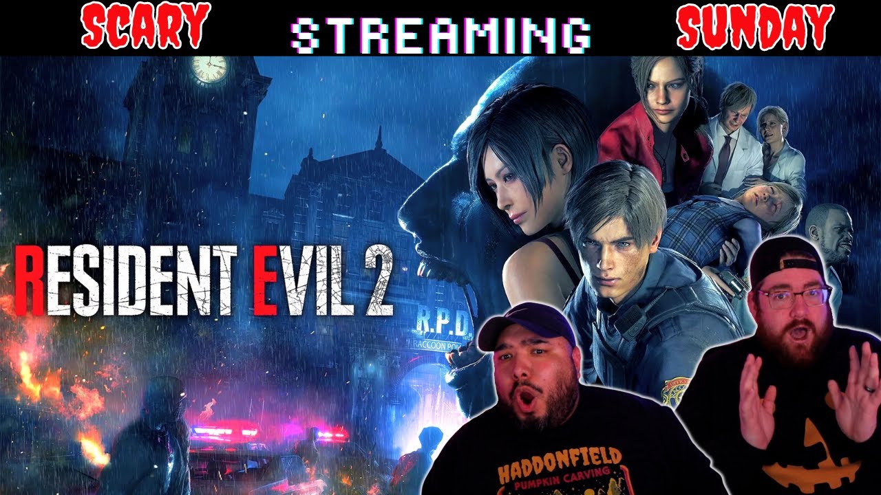 Scary Streaming Sunday #36: Resident Evil 2 (Leon: PART TWO - Meeting Mr. X!!)