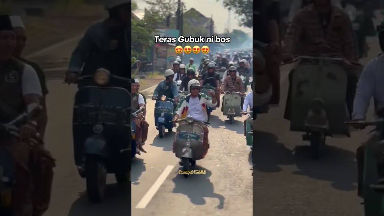 GUS KAUTSAR DAN NING NILA #scoter #vespa #vintage #fypshorts #ulamamuda#ulamaindonesia