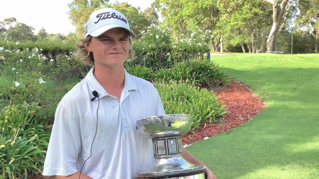 Interview with 2024 Men's WA Amateur champion George Barclay