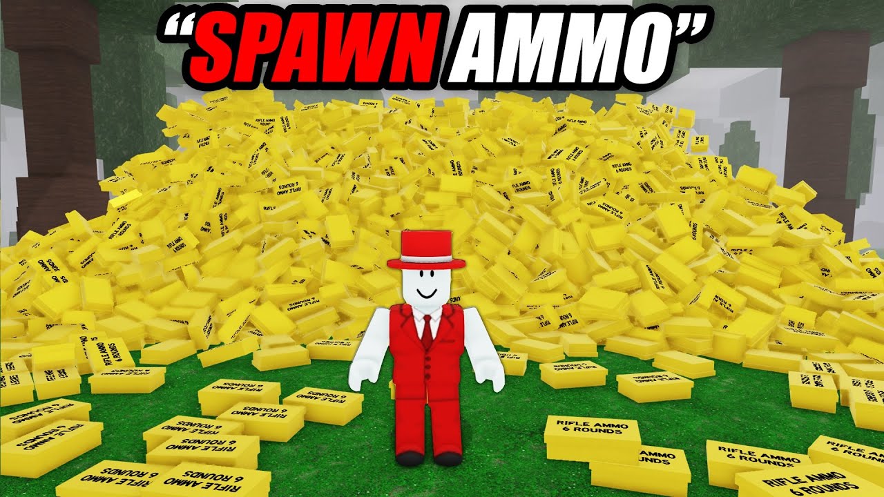 I COLLECTED 1,000,000 AMMO in 99 NIGHTS IN THE FOREST!
