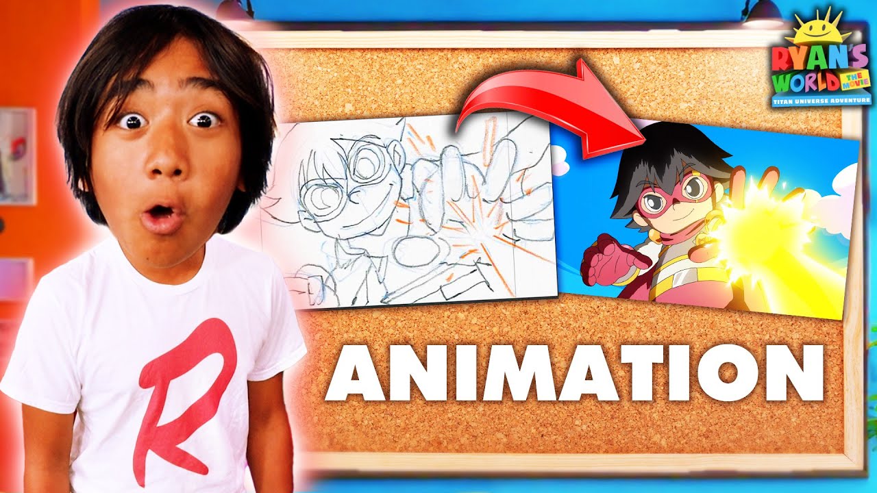 Learn About The Animation of Ryan's World The Movie: Titan Universe Adventure!