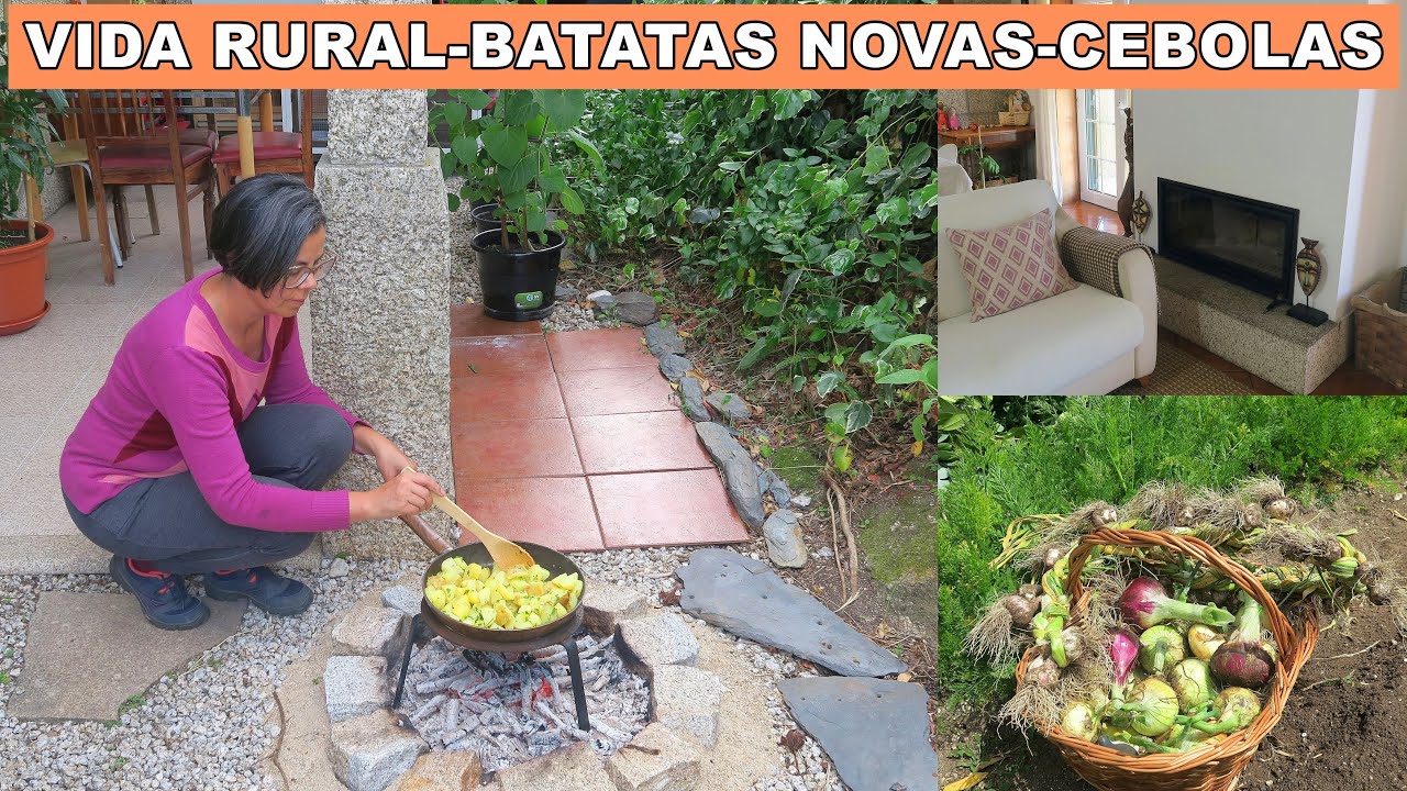 PINTEI A LAREIRA-CUIDAR DA CASA E DA HORTA#vivernocampo#vidarural#simpleliving