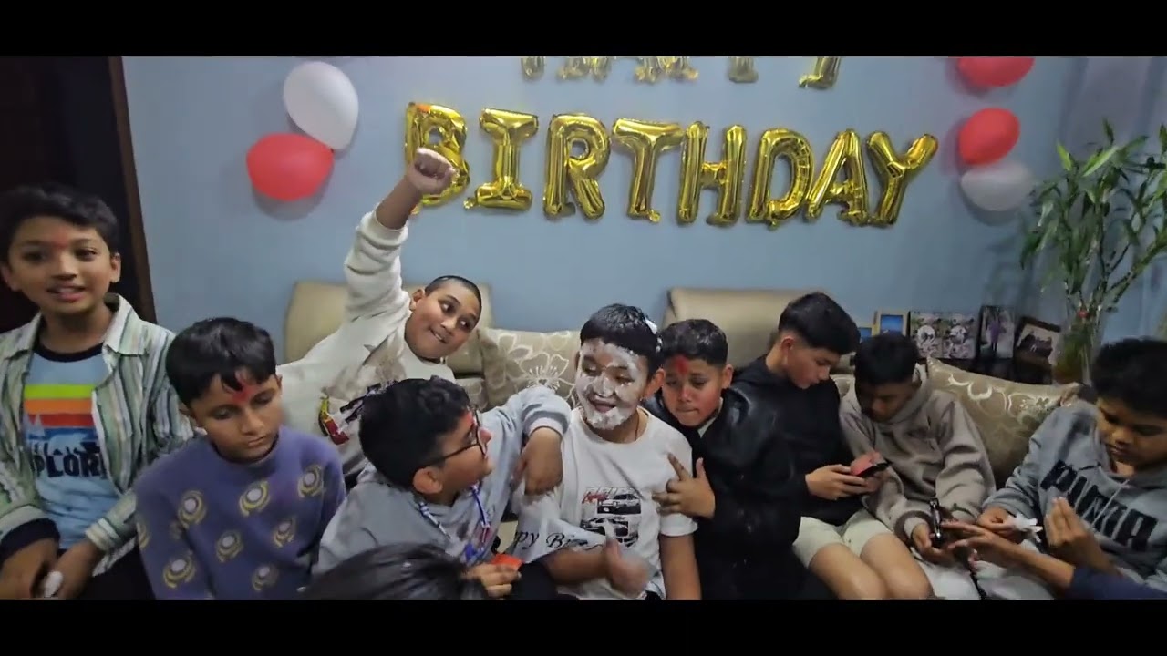 My Son Birthday  party at home