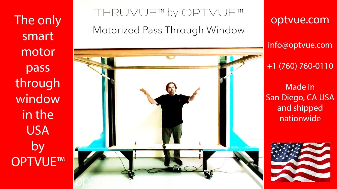 THRUVUE™ Motorized Awning Pass Through Window by OPTVUE™