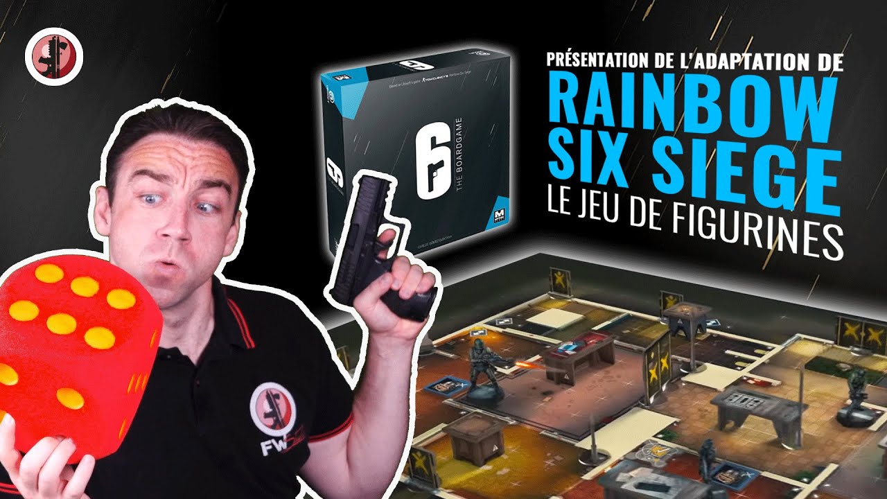 Présentation de l'adaptation de Rainbow Six Siege le jeu de figurines !
