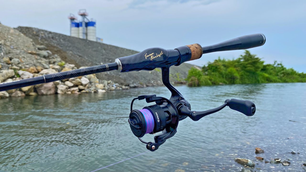 Amiskan Reel Keren dari iroly | Mancing Casting Pinggiran Pantai | Ultralight Casting