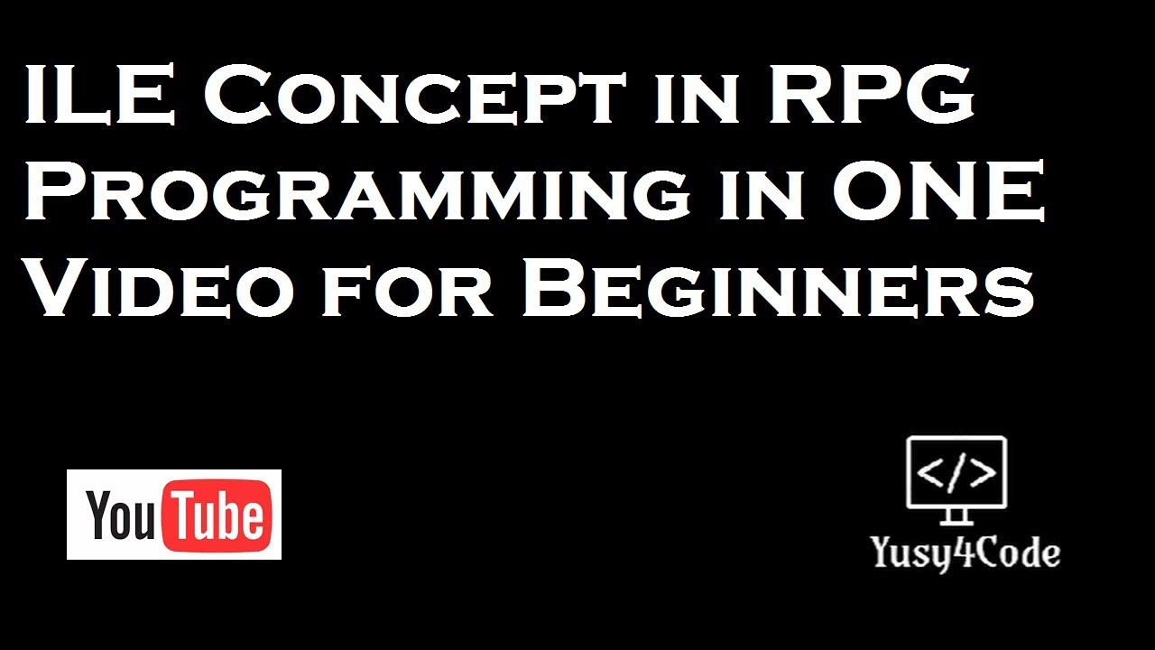 Концепции ILE в программировании RPG на IBM i в одном видео для начинающих