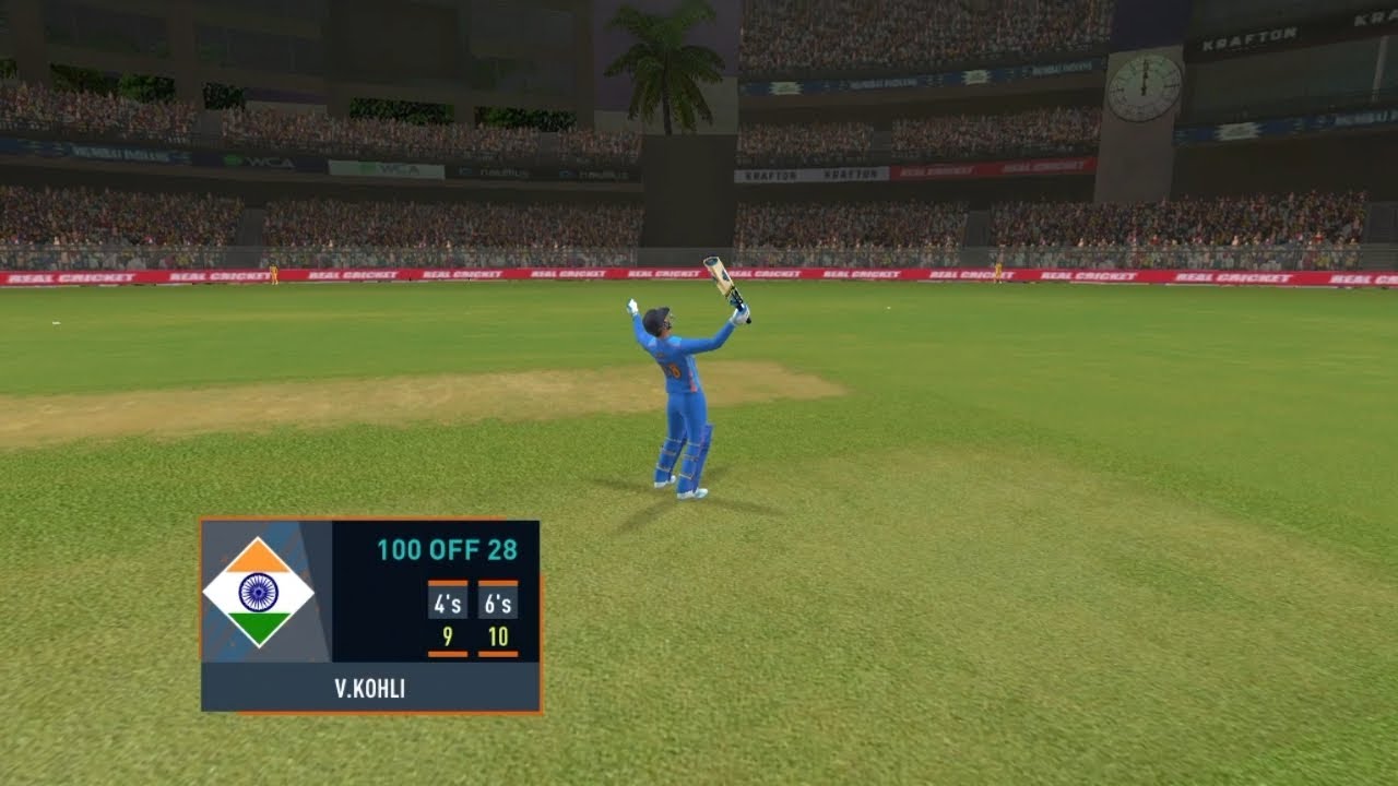 India vs Australia 10 overs match . Virat Kohli s brillant 100 #video #gaming #cricket #viral #game