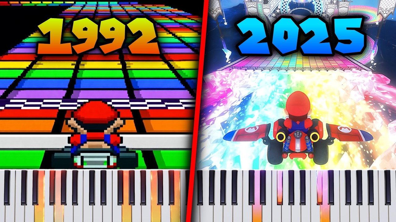 Evolution of Rainbow Road Music (1992 - 2025)