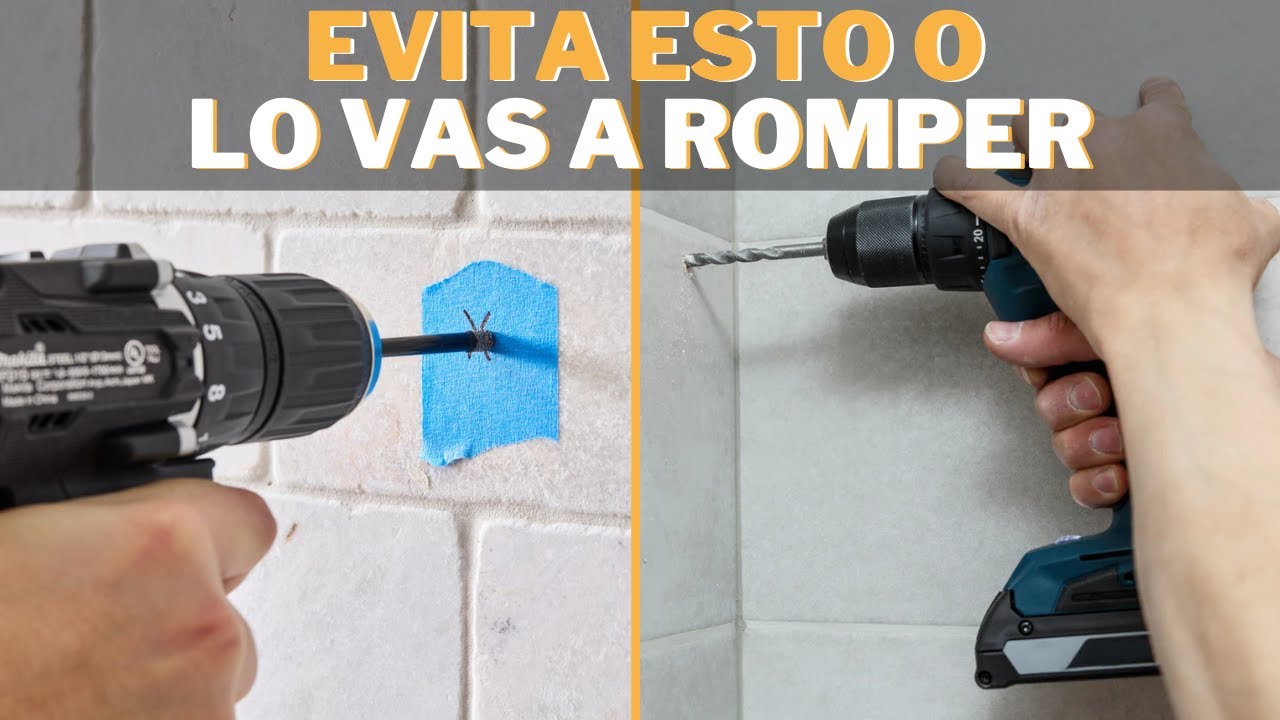 Cómo Taladrar Azulejos Sin Romperlos: El Truco que Usan los Profesionales