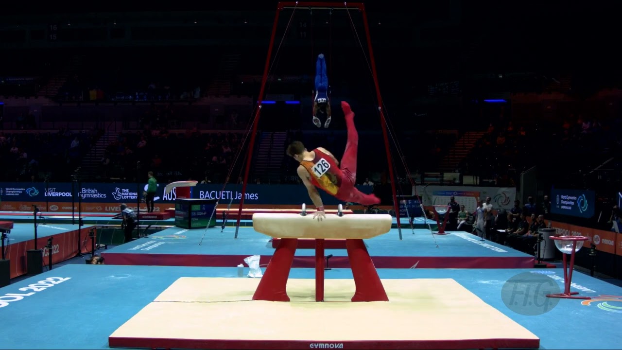 van den KEYBUS Luka (BEL) - 2022 Artistic Worlds, Liverpool (GBR) - Qualifications Pommel Horse